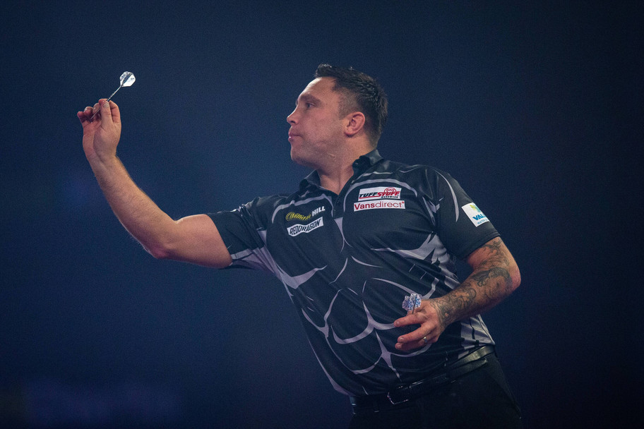 IMAGO Can Gerwyn Price win a third night of the Premier League darts back in his homeland?
