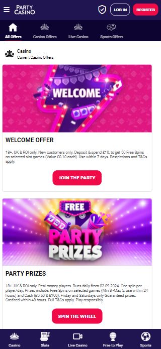 PartyCasino - Everything you need to know