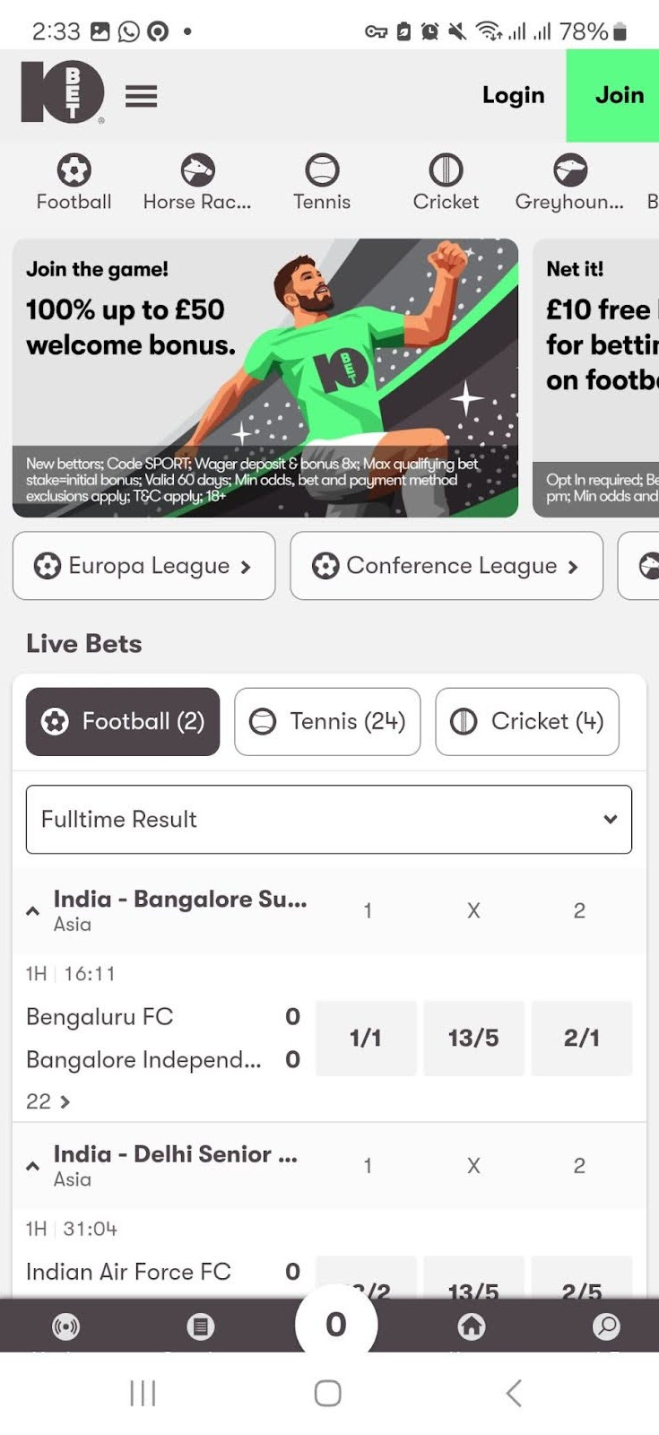 10bet Casino gallery image 8