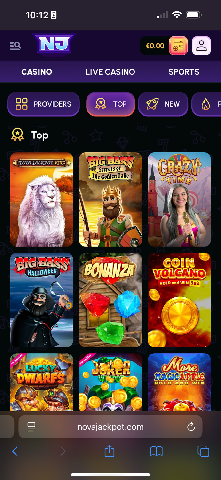 NovaJackpot Casino review | £2500 & 250 free spins | FIRST