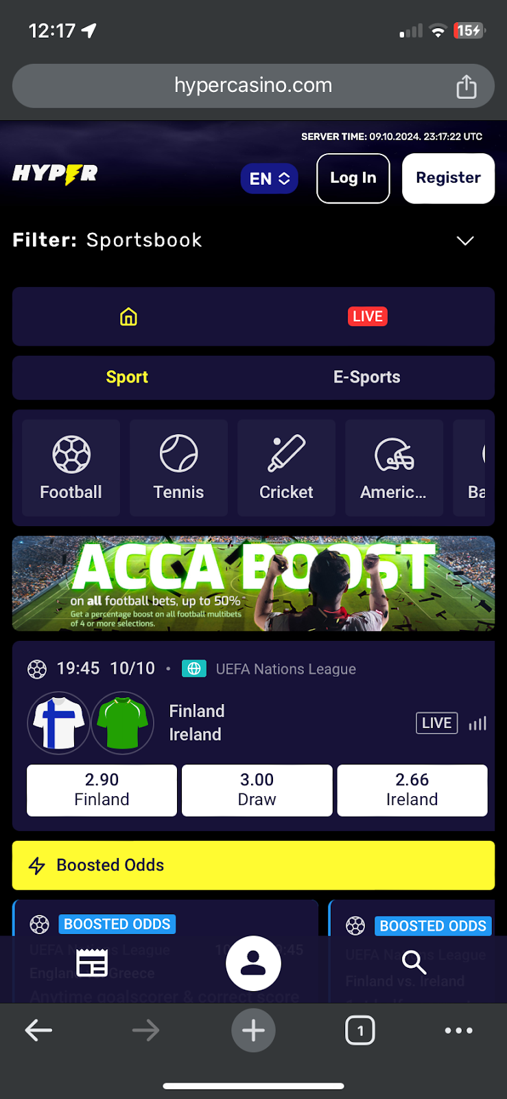 HyperCasino bookmaker review: Everything you need to know