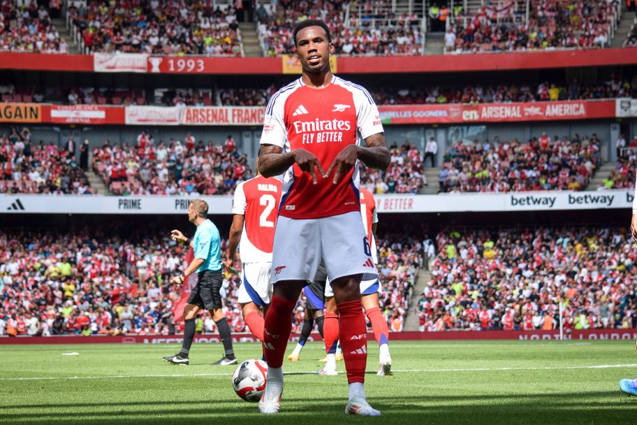 Imago Arsenal defender Gabriel Magalhaes could be a huge threat from set pieces against City's back four