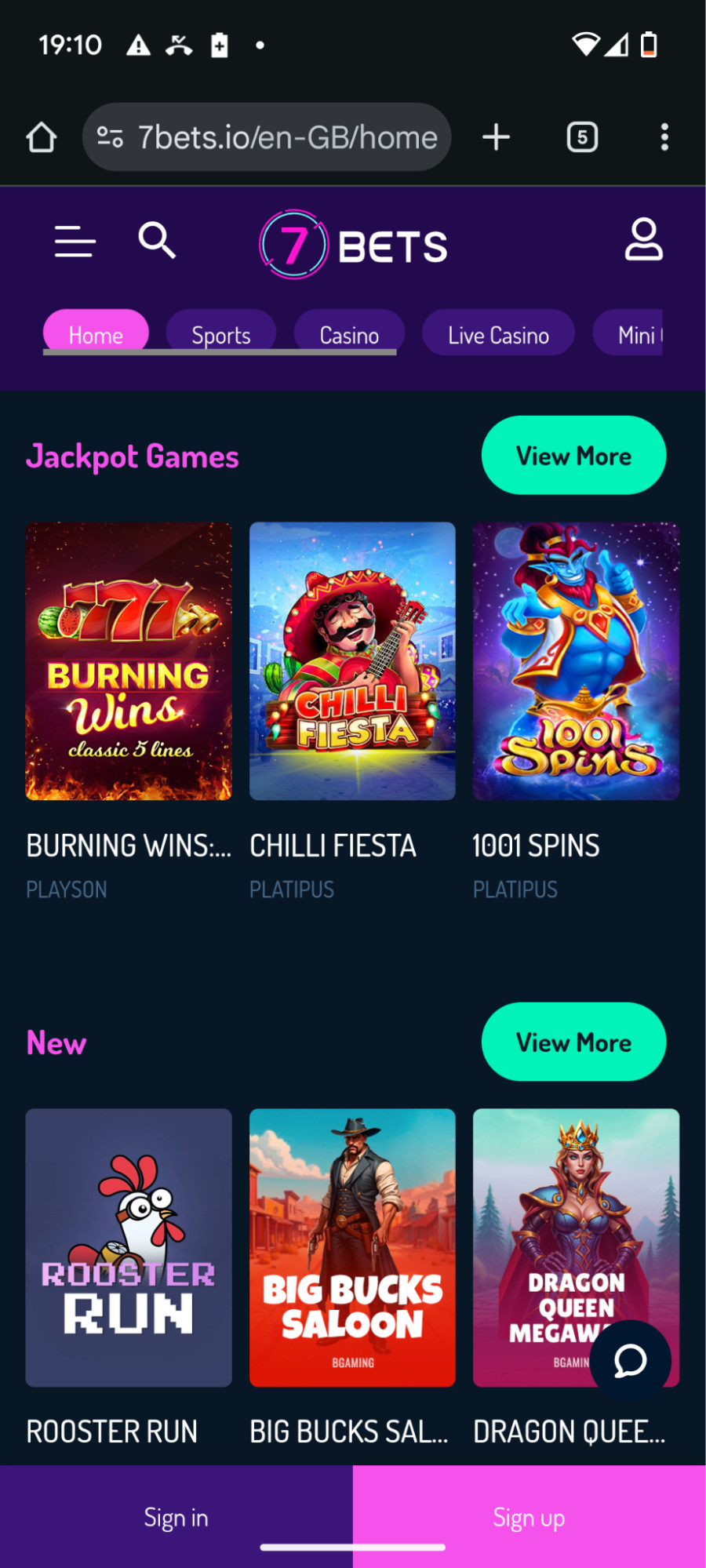 7bets casino review | 150% deposit match and 50 free spins | FIRST