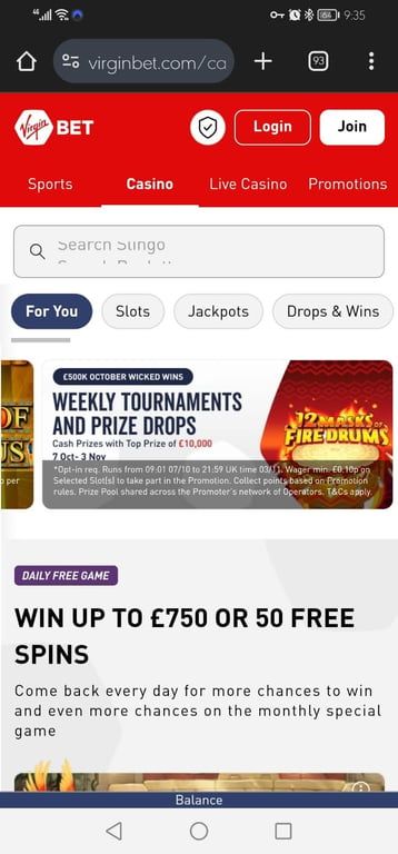 Virgin Bet casino - Everything you need to know