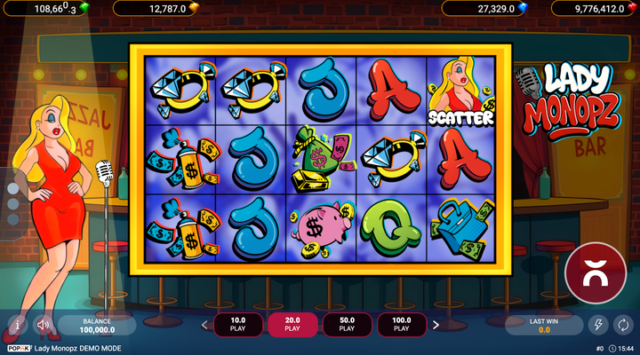 Lady Monopz Slot released by PopOK Gaming – features & where to play