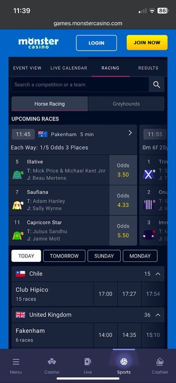 Monster Casino bookmaker review: Everything you need to know