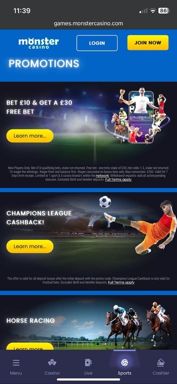 Monster Casino bookmaker review: Everything you need to know