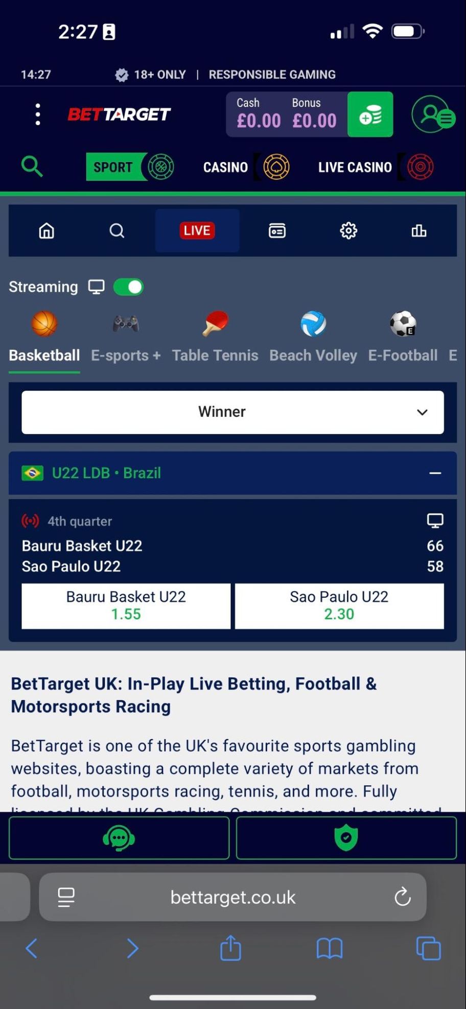 BetTarget bookmaker review: Everything you need to know