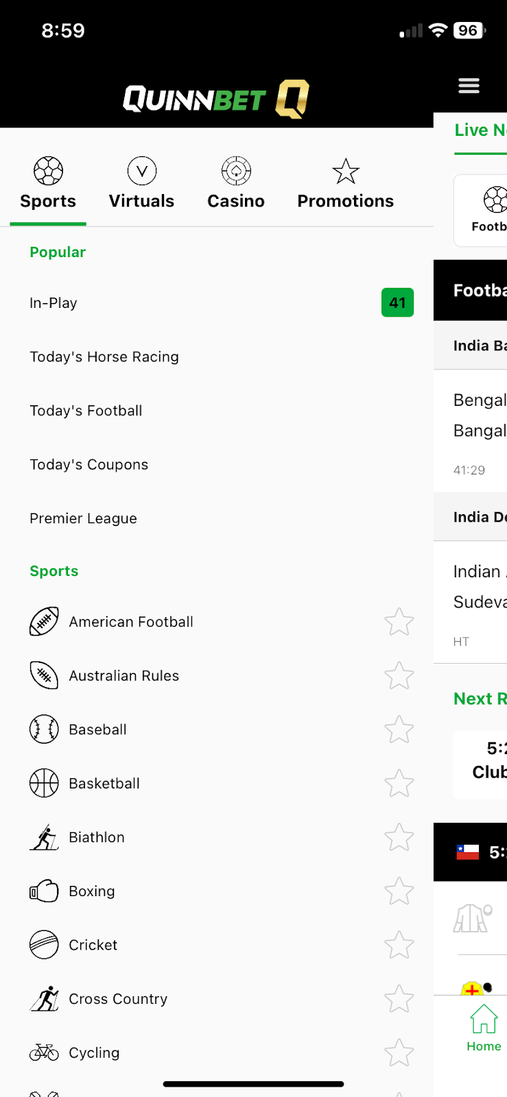 Quinnbet bookmaker review: Everything you need to know