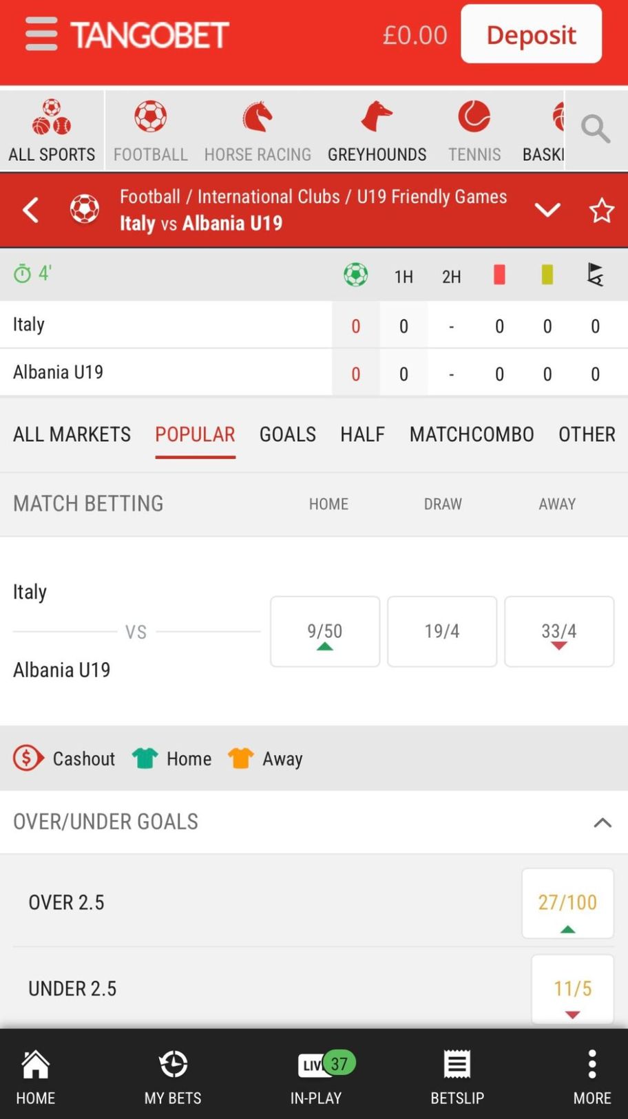 TangoBet bookmaker review: Everything you need to know