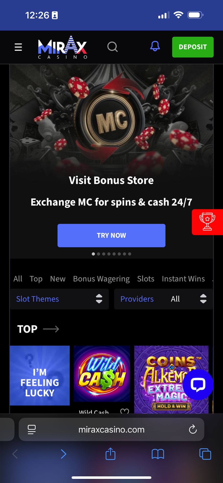 Mirax Casino review - bonuses, games, and payment methods evaluated. 