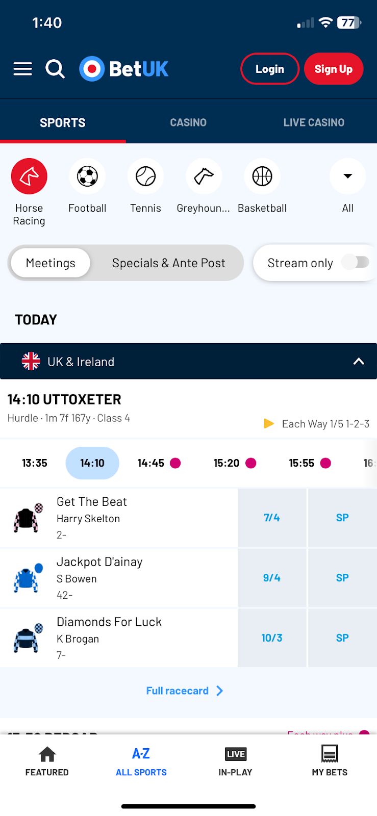 Bet UK bookmaker review: Everything you need to know