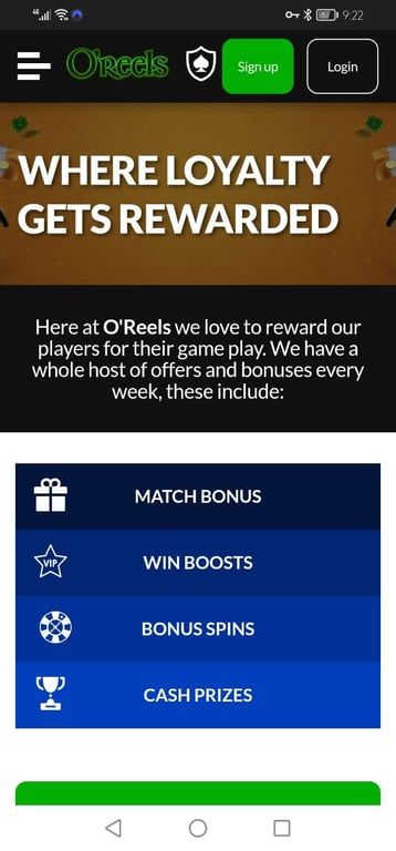 O'Reels Casino review: Everything you need to know 