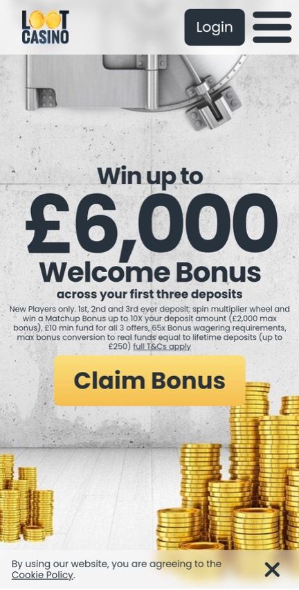 Loot Casino Review - Bonuses, Games, and Payment Methods