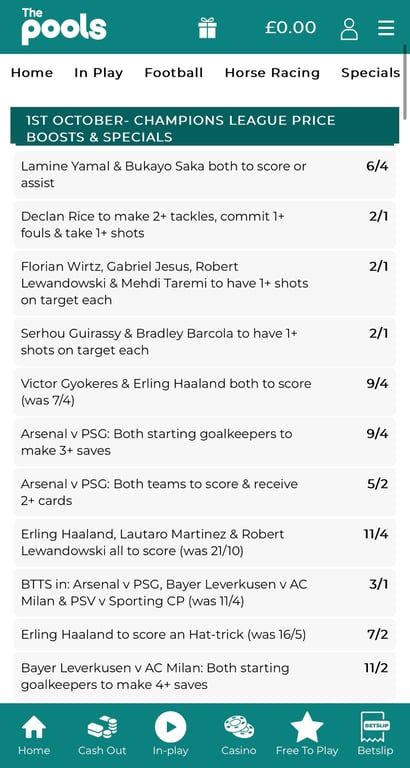 The Pools bookmaker review: Everything you need to know
