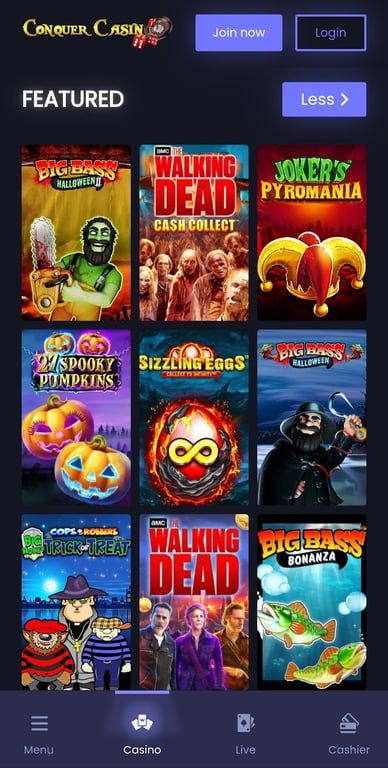 Conquer Casino review - Everything you need to know