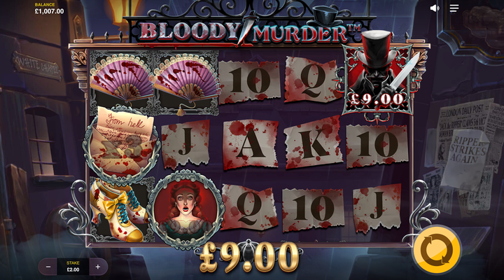 Bloody Murder slot released by Red Tiger – features & where to play
