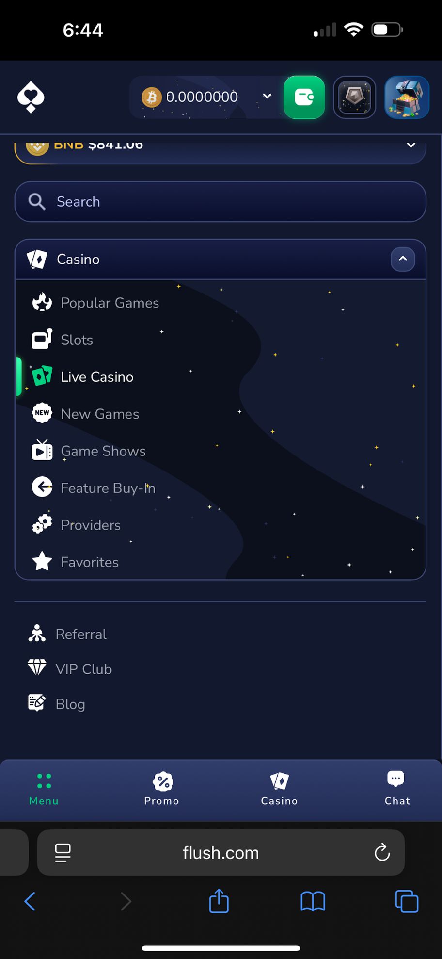 Flush.com casino review | Bonuses, games, and payment methods