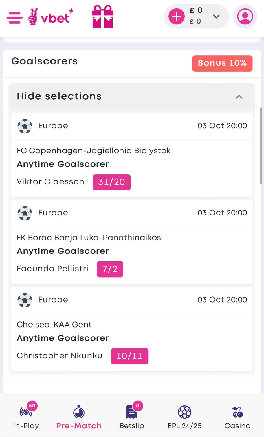 Vbet bookmaker review: Everything you need to know