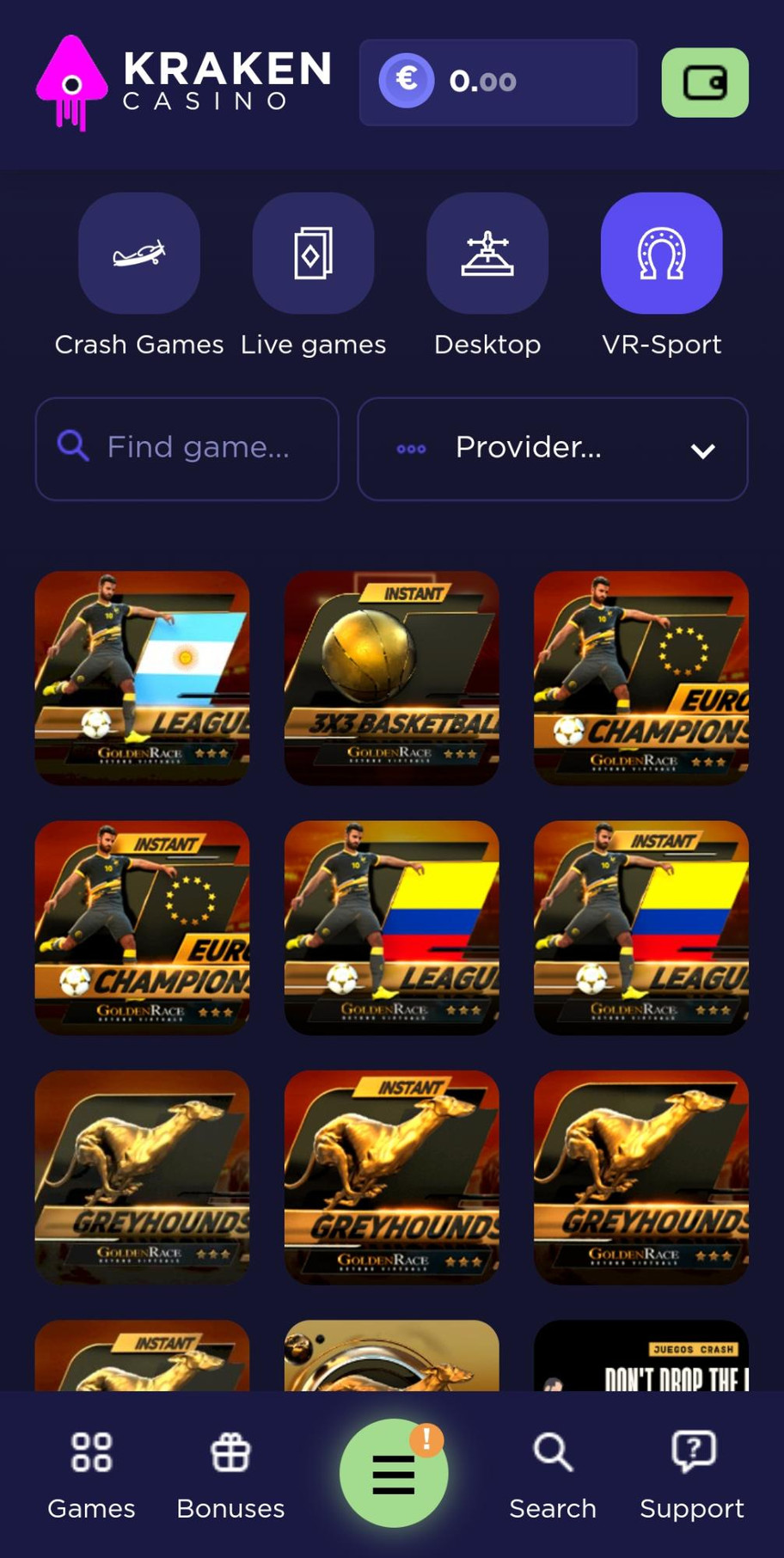 Kraken Casino crypto casino review | Up to 125% deposit match + 100 free spins 