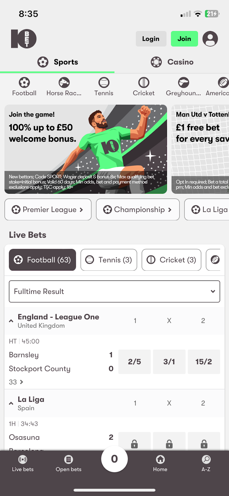 10bet bookmaker review: Everything you need to know