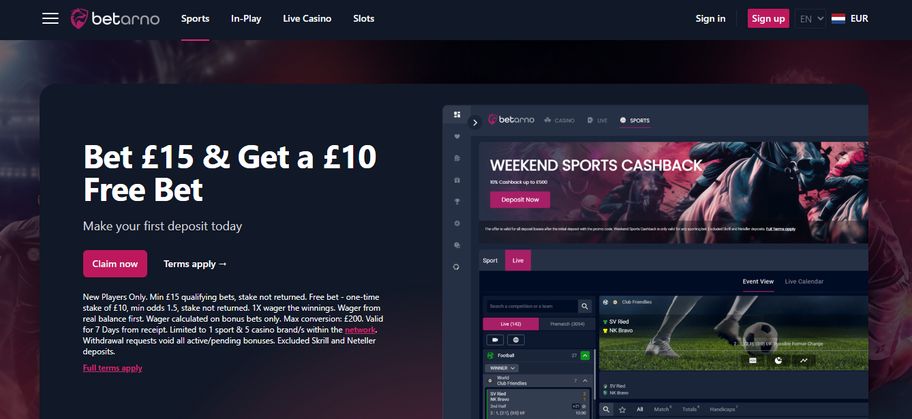 Betarno bookmaker review: Everything you need to know