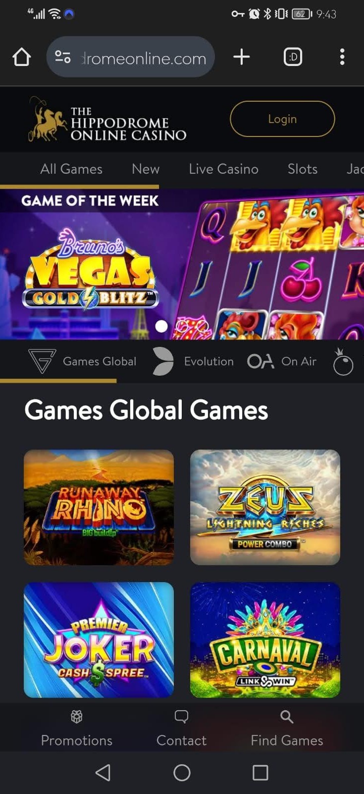 The Hippodrome Online Casino gallery image 11