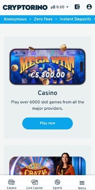 Cryptorino Casino Review | Welcome Bonus worth up to 1 BTC