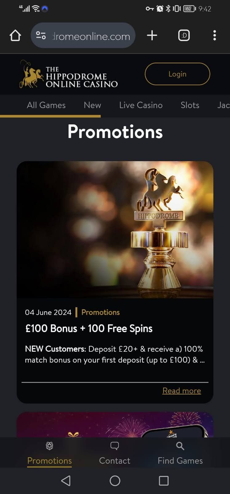 The Hippodrome Online Casino - Everything you need to know