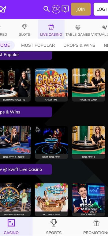 Kwiff Casino gallery image 3