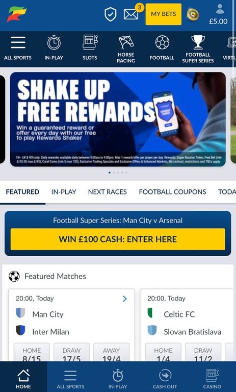 Coral bookmaker review: Everything you need to know