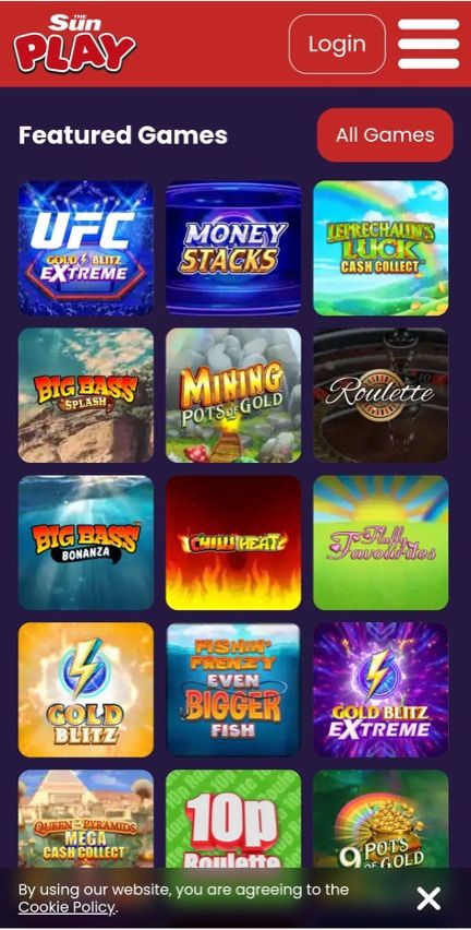 The Sun Play Casino Review - Games and Updated Payment Methods
