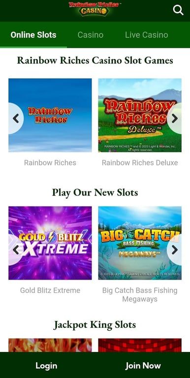 Rainbow Riches Casino review UK | 30 FS or 50 bingo tickets