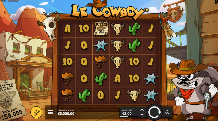 Le Cowboy slot released by Hacksaw Gaming – features & where to play