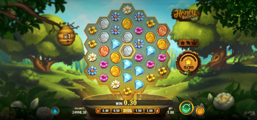 Honey Rush 100 by Play'n GO