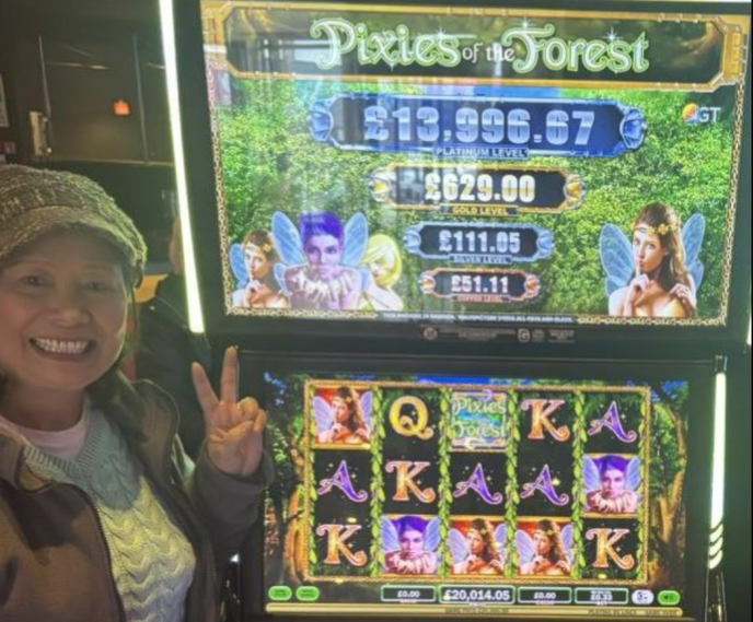 Mum wins £20,000 jackpot from just a £0.33 spin  