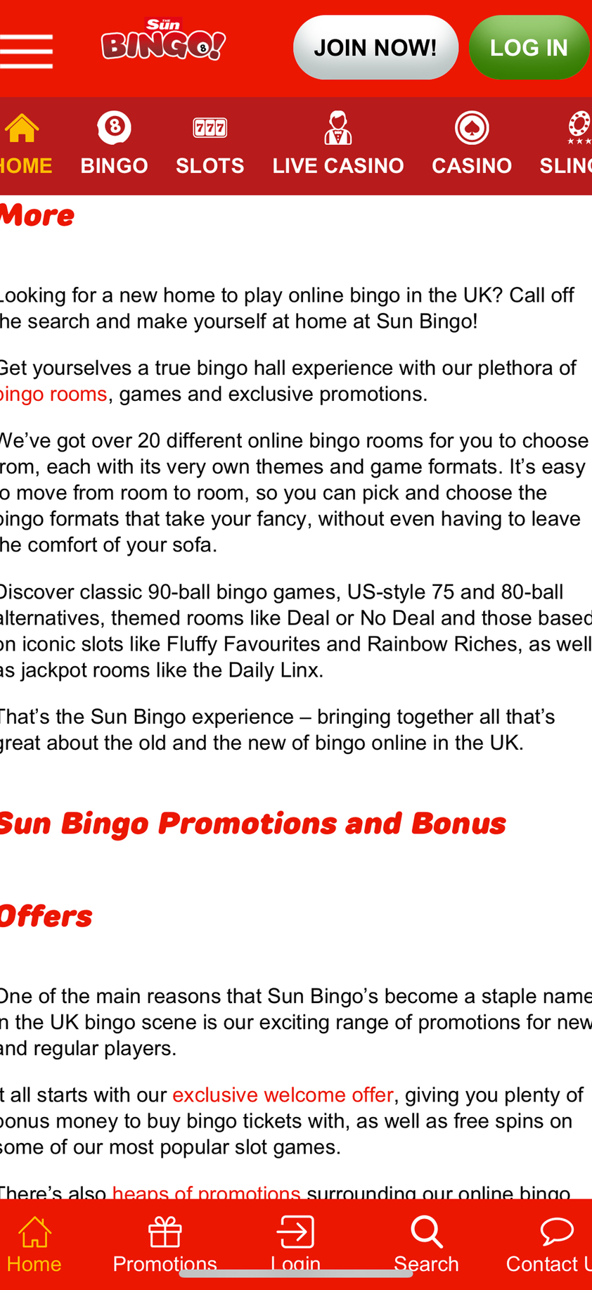Sun Bingo gallery image 1