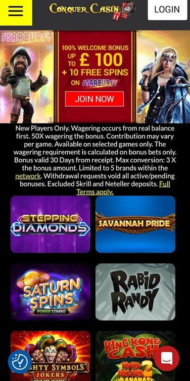 Conquer Casino review - Everything you need to know