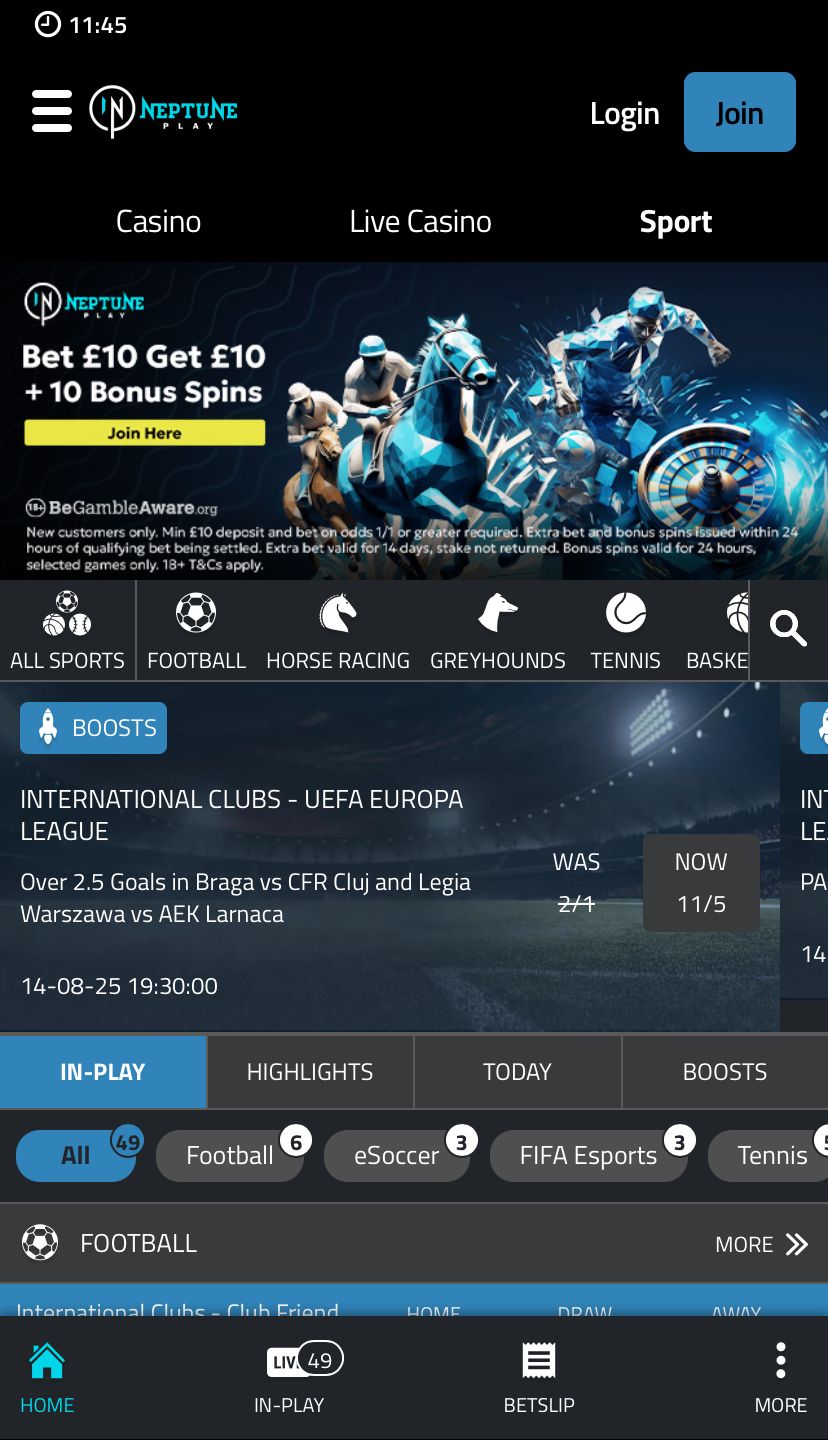 NeptunePlay bookmaker review: Everything you need to know