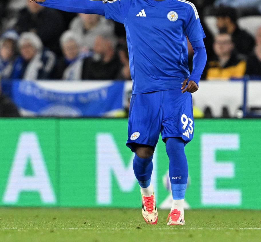 Leicester’s Jeremy Monga makes debut in shirt without sponsor