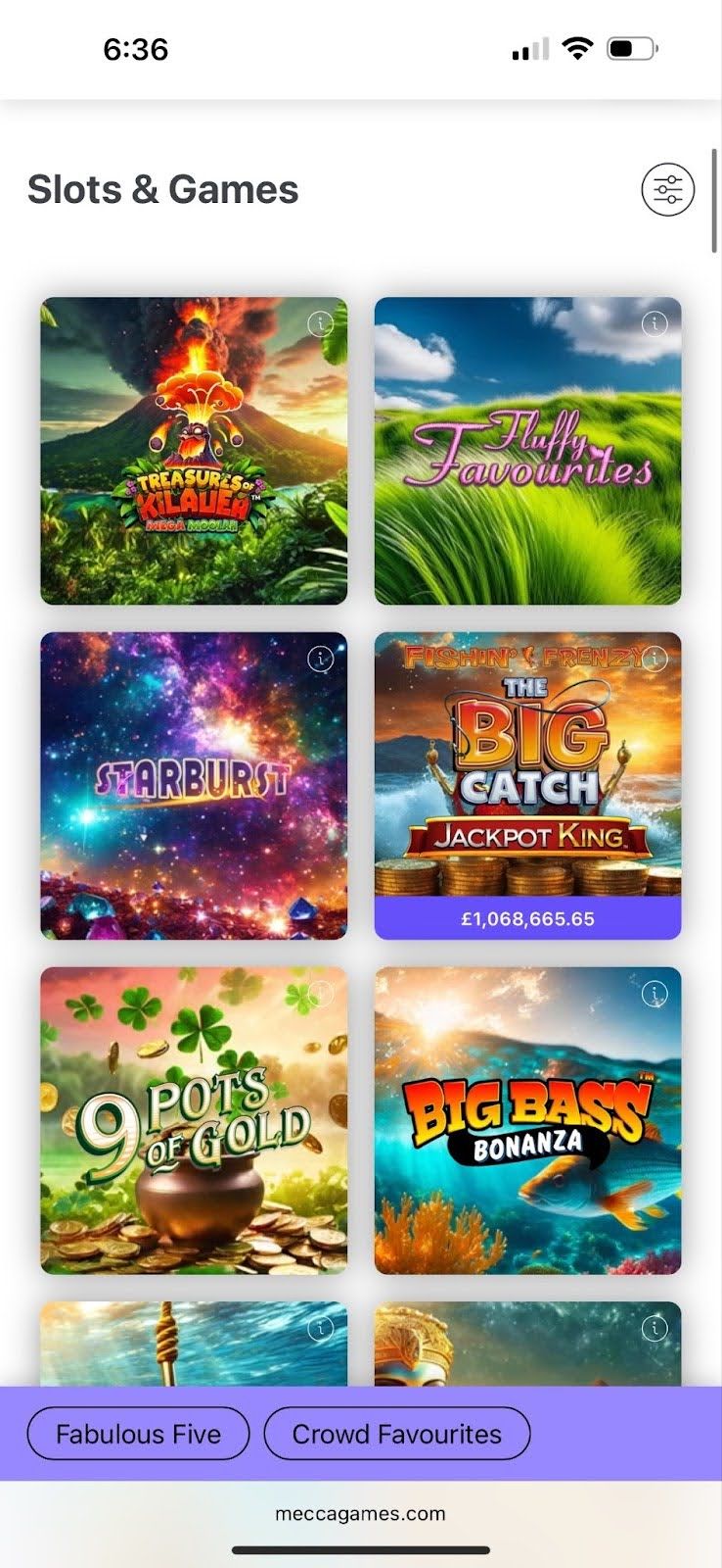 Mecca Games casino review | £40 and 50 free spins welcome package