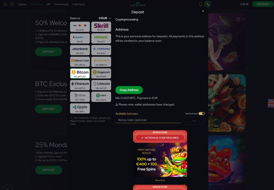 KatsuBet casino review - everything you need to know