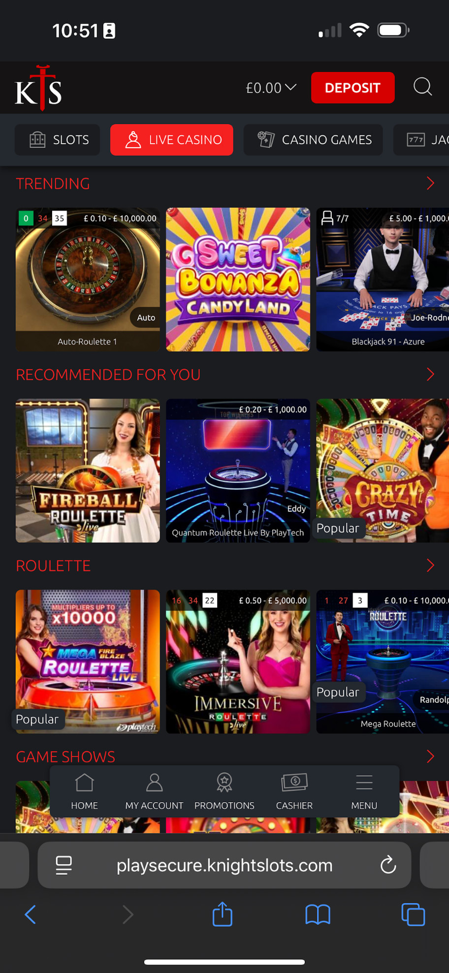 Knightslots casino review | £50 & 50 free spins bonus | FIRST