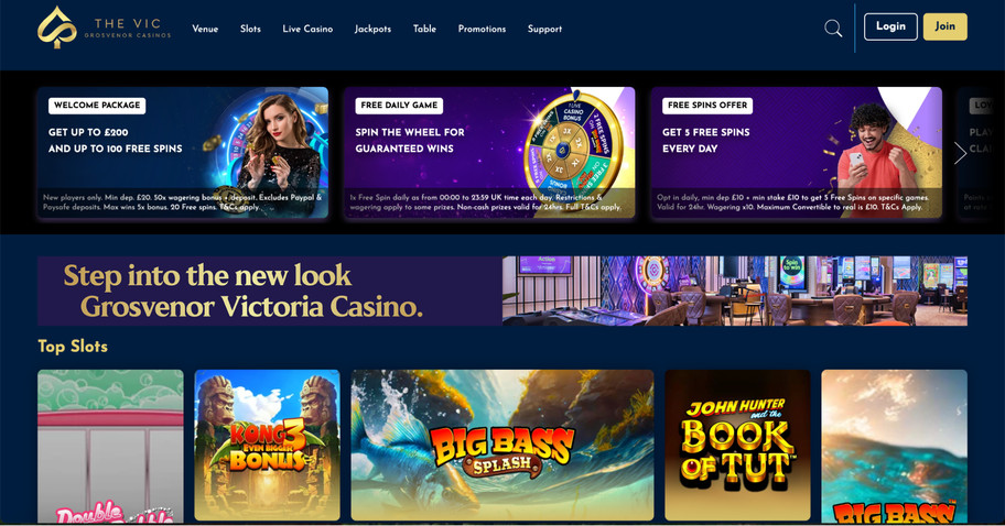 The Vic casino review | Games, slots, bonuses and more
