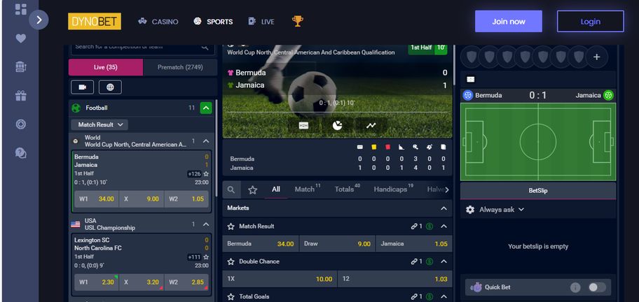 Dynobet bookmaker review: Bet £20 Get £30