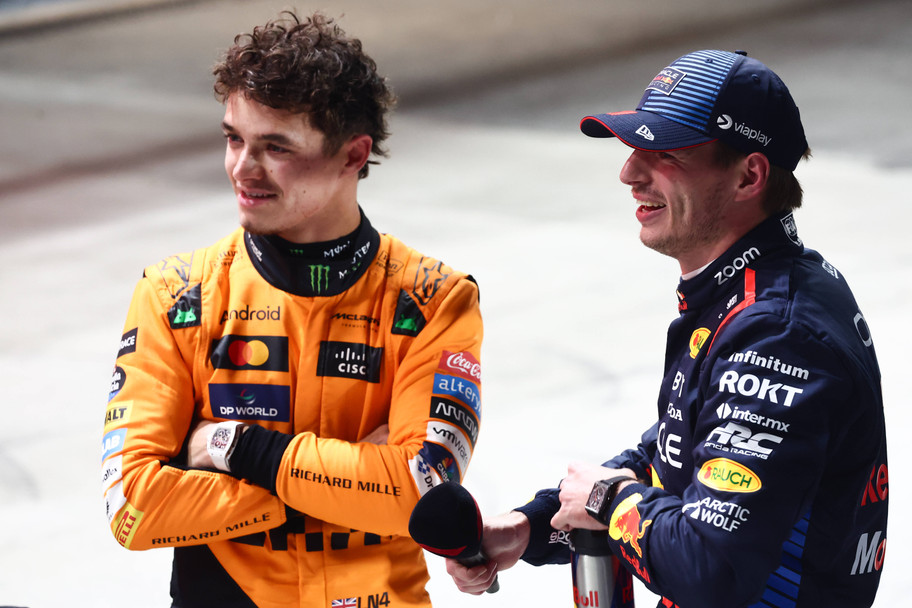 IMAGO McLaren's Lando Norris and Red Bull rival Max Verstappen&nbsp;