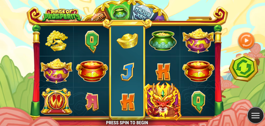 Rings of Prosperity slot released – features, RTP & free play demo