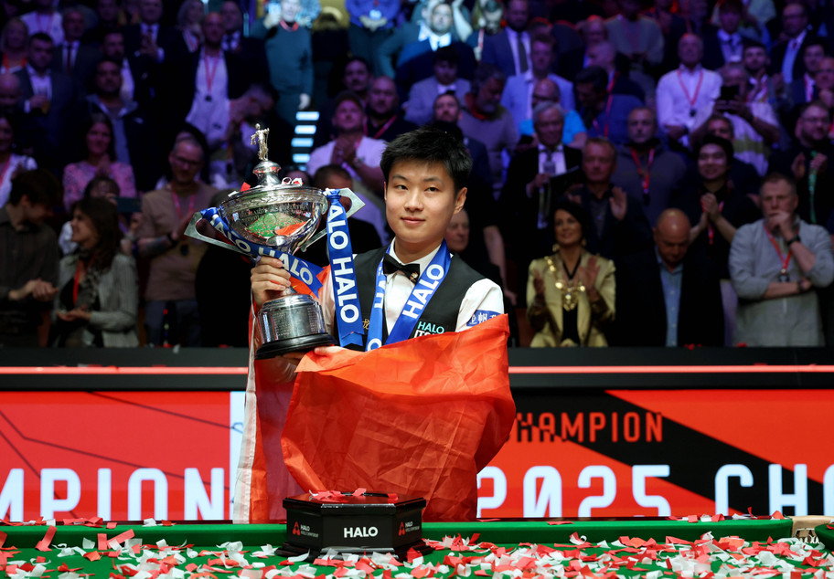 Zhao Xintong, from outcast to outstanding world snooker champion