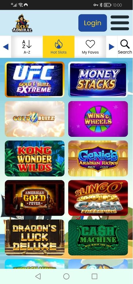 Lucky Admiral Casino Review | UK players Spin the Mega Reel