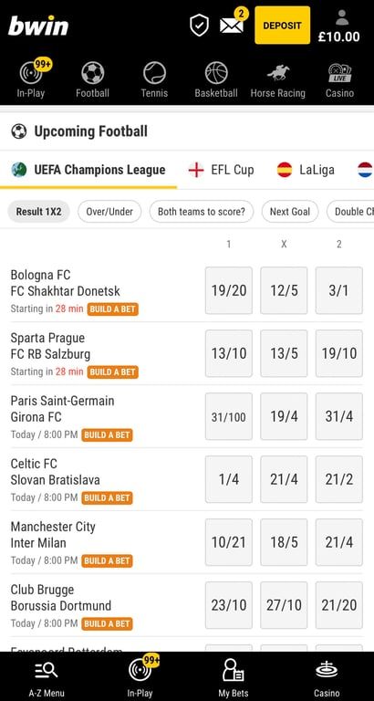 Bwin bookmaker review: Everything you need to know